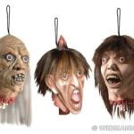 Human Size Decapitated Head with Wig