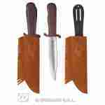 Indian Knife with suede-look sheath