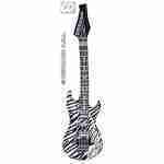 Inflatable Guitar Zebra - 105cm