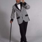 Jacket Stripe - Black/White