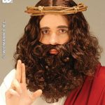 Jesus Wig with Beard and Moustache