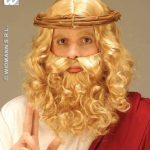 Jesus Wig with Beard and Moustache
