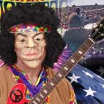 Jimi Hendrix Mask - Foam Latex