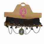 Lace Choker Black Cameo Jewel