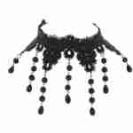 Lace Choker Black Jewel