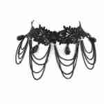 Lace Choker Black Jewel