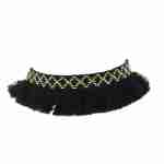 Lace Choker Black and Gold