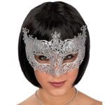 Lace Silver Eyemask