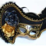 Lady Pirate Wearable Mask - PURPLE NOT BLACK