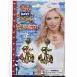 Lady in the Navy Earrings