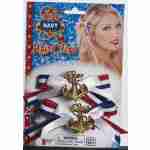 Lady in the Navy Hair Bow Set