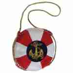 Lady in the Navy Handbag