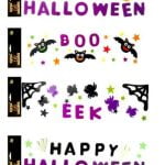 Large Halloween Window Gels