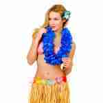 Large Petal Lei/ Royal Blue