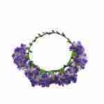 Lilac Lily Flower Hair Garland