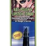 Lipstick and Nail Polish Combo - Black