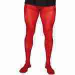 Mens Tights Burgundy