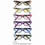 Metallic Cat-Eye Glasses