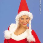 Miss Santa Hat With Plaits