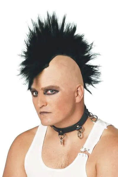 Mohawk Wig Black