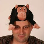 Monkey Hat with Funny Eyes