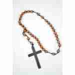 Monk's Cross with Wooden Beads