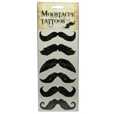 Mustache [50-MUS-00201] - AU $2.00 : Temporary Tattoos Australia | Custom  and In Stock Fake Tattoo Designs