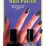 Nail Polish - Glitter 2 Tone Black and Silver
