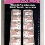 Nails - Set of 12 Fashion Airbrush with 12 Adhesive Tabs