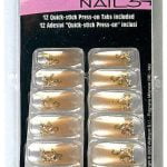 Nails - Set of 12 Fashion Airbrush with 12 Adhesive Tabs