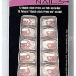 Nails - Set of 12 Fashion Airbrush with 12 Adhesive Tabs