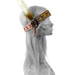 Native American Indian Headress Beaded Deluxe