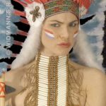 Native Indian Warrior Breastplate Choker