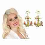 Navy Earrings