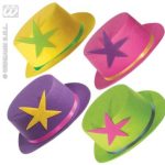 Neon Felt Clown Toppers with Star