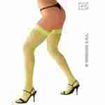 Neon Lace Top Fishnet Thigh Highs