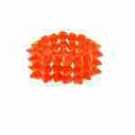 Neon Orange Triple Spike Bracelet