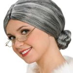 Old Lady Wig - Grey
