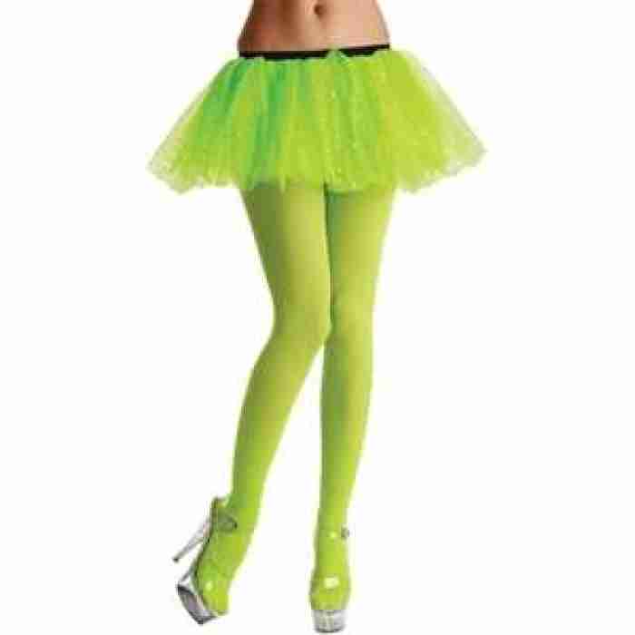 Opaque Tights - Neon Green 