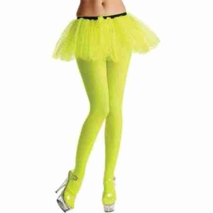 Opaque Tights Neon Yellow ts7025