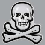 PVC Skull Wall Decoration