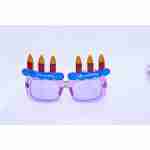 Party Glasses Birthday Candle