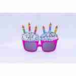 Party Glasses Birthday Candle