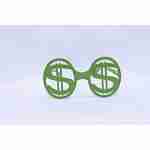 Party Glasses Dollar Sign