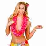 Petal Lei/ 9.5cm Flower/ Hot Pink