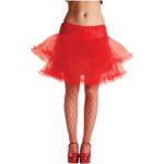 Petticoat - Red 3 Layer Ruffle