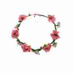 Pink Flower Hair Garland