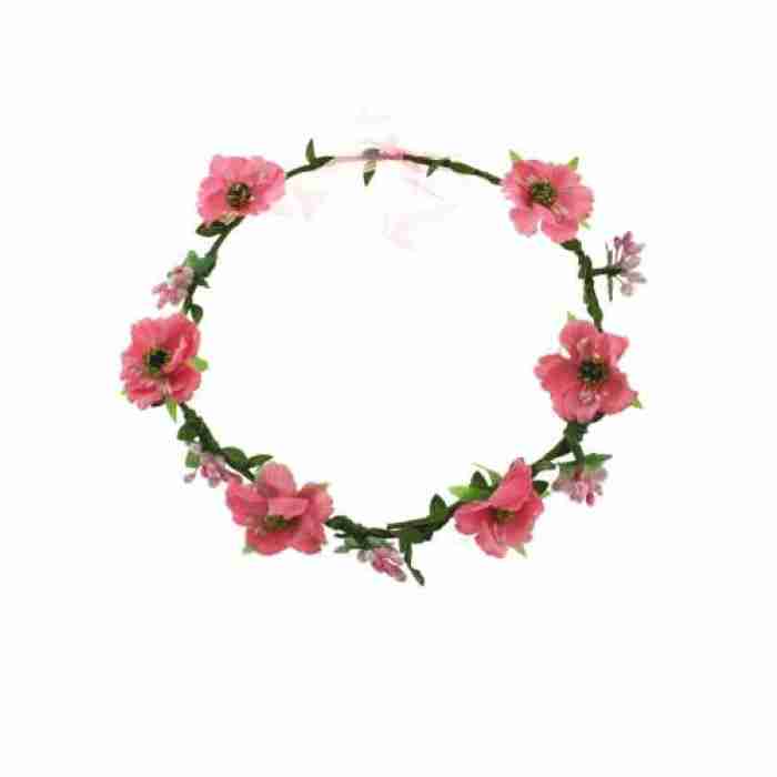 Pink Flower Hair Garland ZHG15016PINK