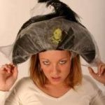 Pirate Hat with Net & Skull