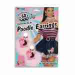 Poodle Earrings - Pink